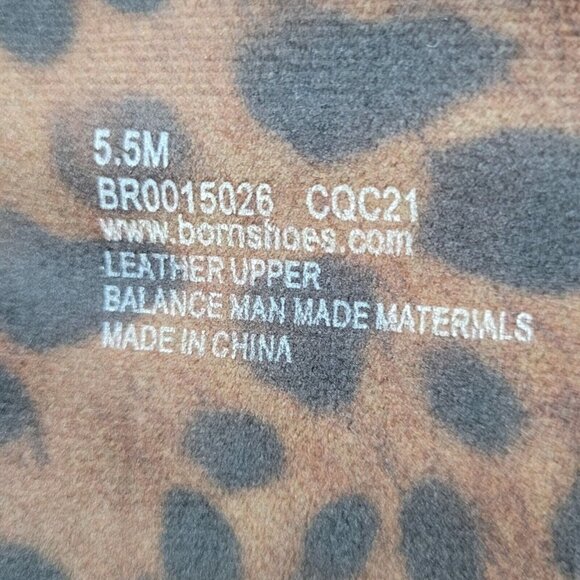 NEW Born Borman Distressed Brown Suede Leather Tall Back Zip Boot Size 5.5M - Picture 11 of 11